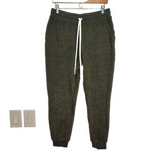 Outerknown High Tide Terry Sweatpants S Green Pull On Jogger Sustainable Organic